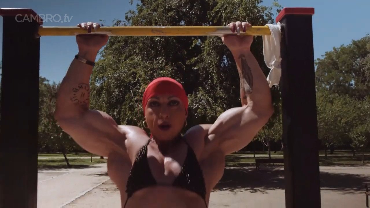 Mrs Sanchez , her muscular poses make everybody hard #vNvVKtuj