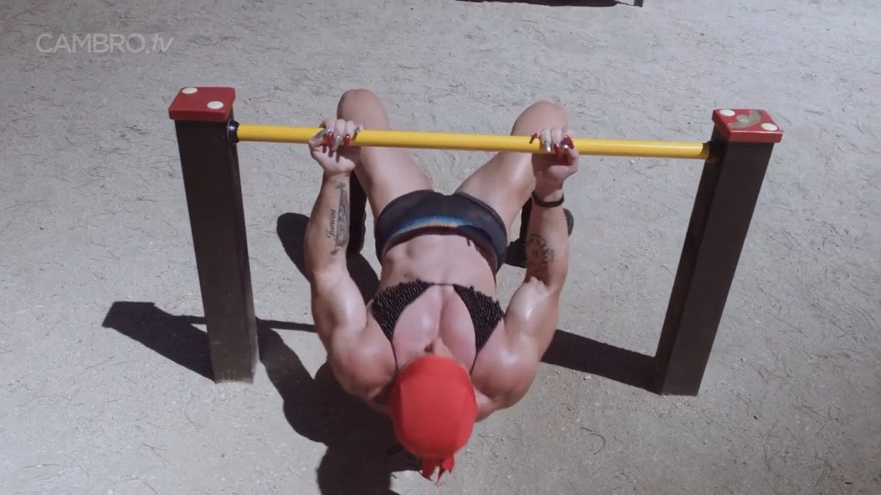 Mrs Sanchez , her muscular poses make everybody hard #ytAPXDhq