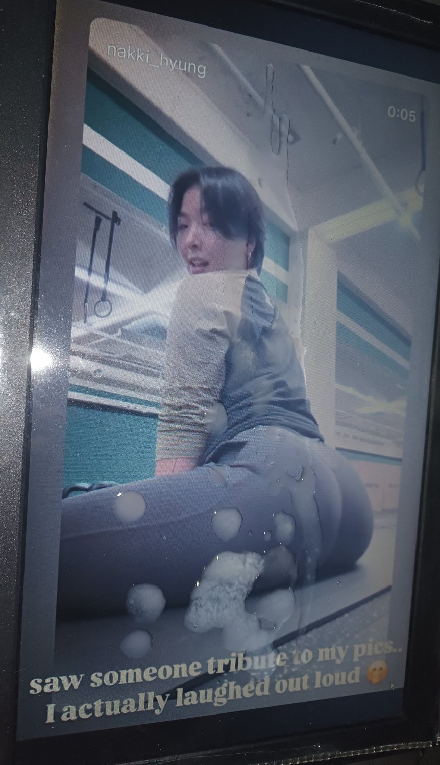 Korean Fitness Model N@kk! Hyung Cum Tribute 1 #kHh78789